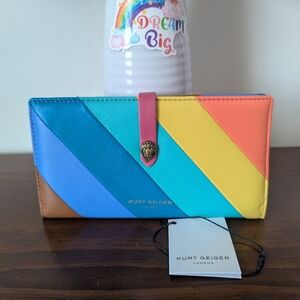 Kurt Geiger Multicolor Striped Wallet